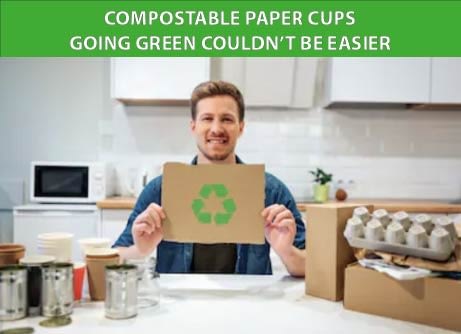 Converting to biodegradable & compostable paper cups, could not be easier